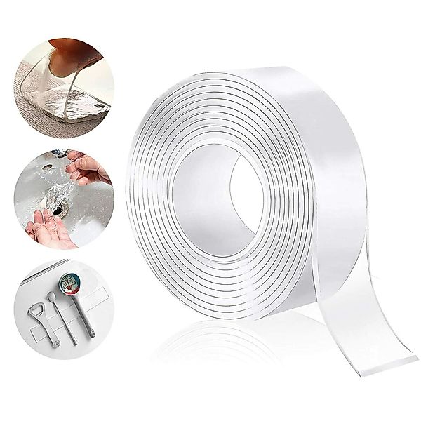 Dorzu Doppelklebeband Nano Power Tape: Transparentes, günstig online kaufen