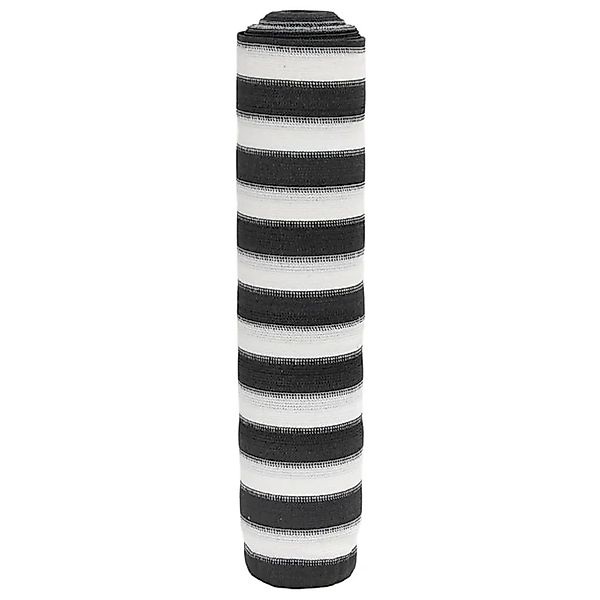 vidaXL Zaunblende Anthrazit und Weiß 1x10 m HDPE 75 g/m² 4003653 günstig online kaufen