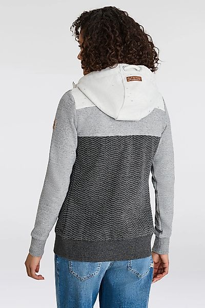 Ragwear Sweatjacke "TREGA ZIP O", im Colorblocking-Design günstig online kaufen