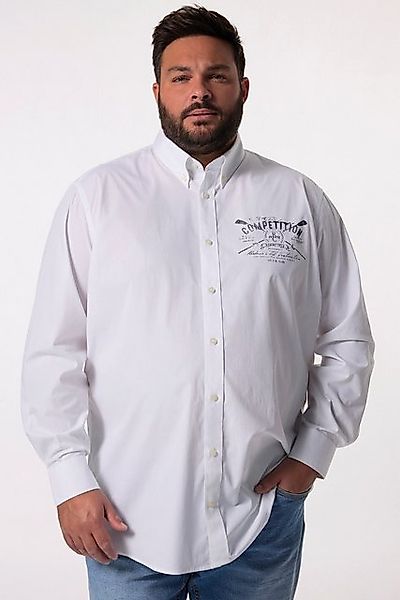 Men Plus Businesshemd Men+ Hemd Langarm Buttondown-Kragen Comfort Fit günstig online kaufen