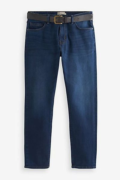 Next Slim-fit-Jeans Slim Fit Jeans mit Gürtel (1-tlg) günstig online kaufen