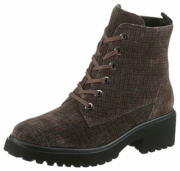 Waldläufer Schnürstiefelette "H-LUISE", Schnürboots, Profilsohle, Blockabsa günstig online kaufen