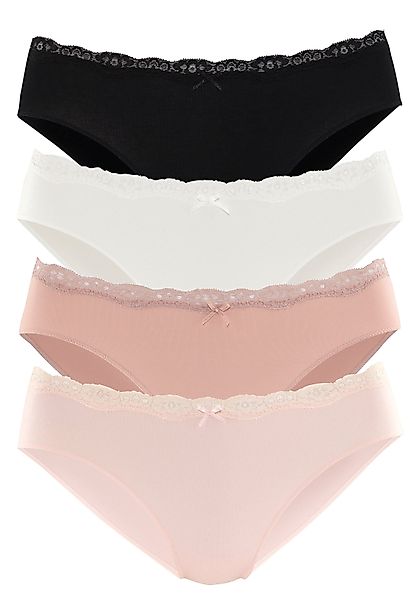 LASCANA Bikinislip Bikinislip (Packung, 4-St) aus günstig online kaufen