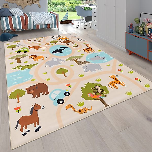 Paco Home Kinderteppich Bino 580, rechteckig, günstig online kaufen