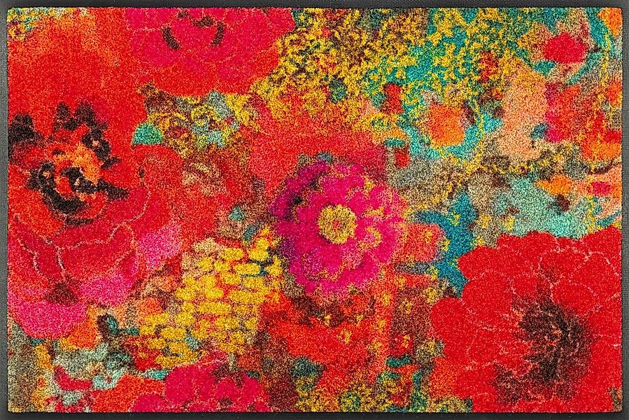 wash+dry by Kleen-Tex Fußmatte Flowerchains, rechteckig günstig online kaufen