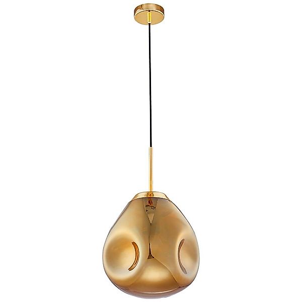 Pendelleuchte Lava in Gold E27 250mm günstig online kaufen