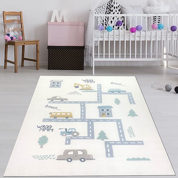TeppichHome24 Kinderteppich Kinderzimmer-Teppich mit Abbild von günstig online kaufen