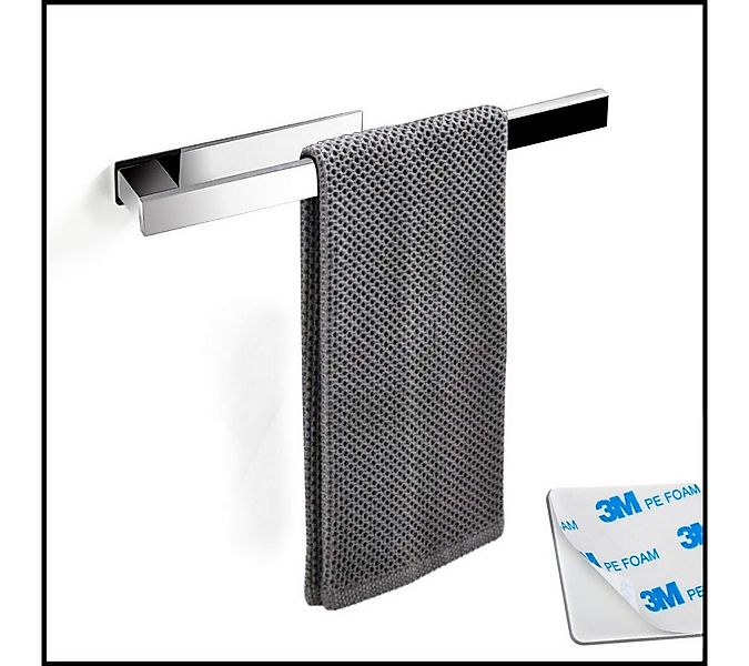 LIVINA HOME Handtuchhalter ohne Bohren 40cm Edelstahl, Handtuchstange zum K günstig online kaufen