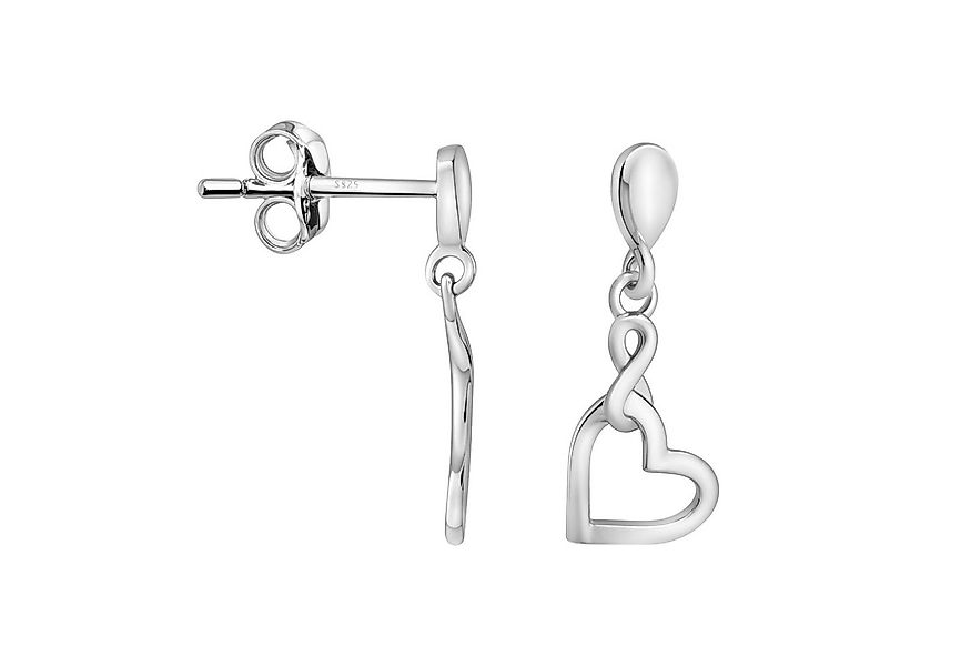 Sofia Milani Paar Ohrhänger Herz, 925 Silber Damen Schmuck - E1356 günstig online kaufen