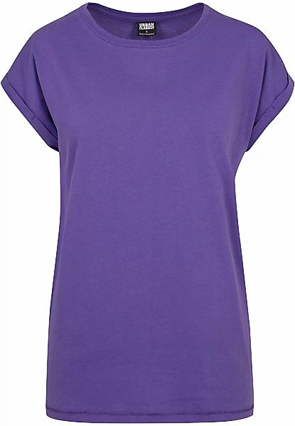 URBAN CLASSICS Kurzarmshirt "Urban Classics Damen Ladies Extended Shoulder günstig online kaufen