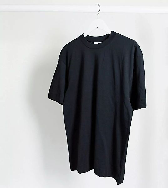 COLLUSION Unisex – Schwarzes T-Shirt aus Bio-Baumwolle günstig online kaufen
