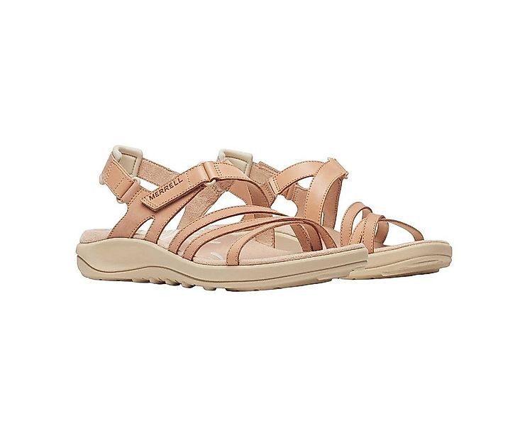 Merrell Harbor Backstrap (Vollnarbenleder) hellbraun/beige Damen Sandale günstig online kaufen