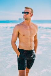 GUGGEN Mountain Badehose Badehose Herren Badeshorts günstig online kaufen