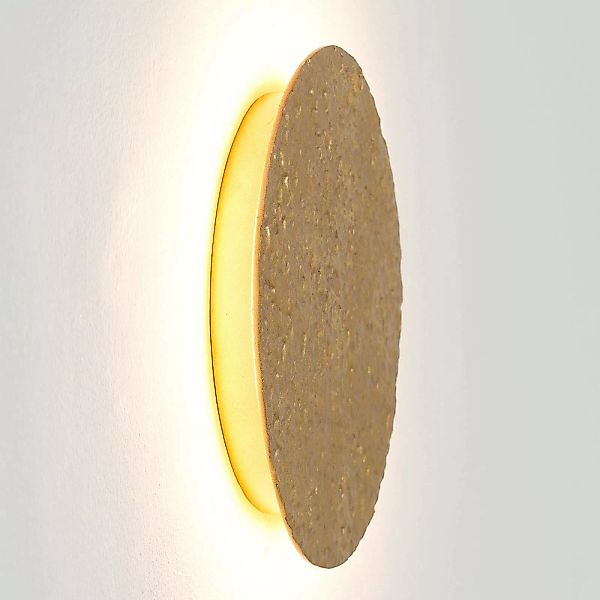 LED-Wandleuchte Meteor, Ø 19 cm, gold günstig online kaufen