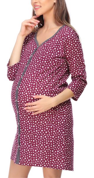 Be Mammy Umstandsnachthemd Damen Umstands Nachthemd günstig online kaufen