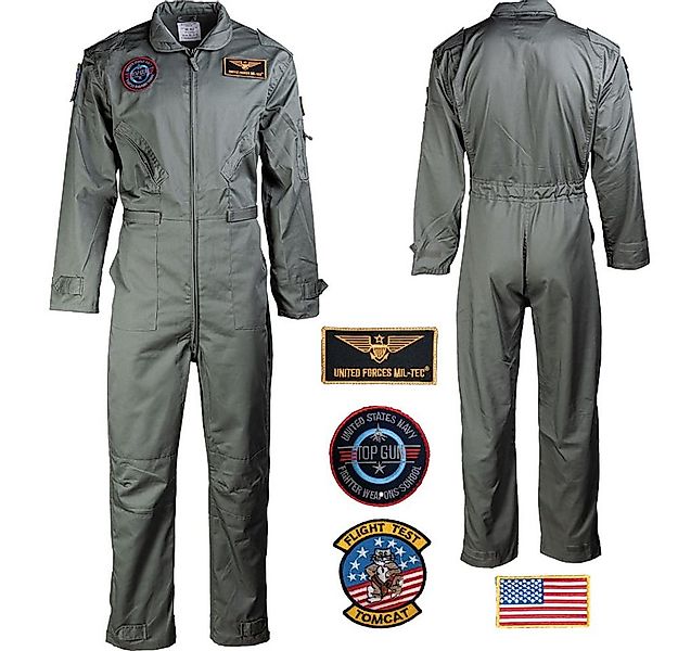 Mil-Tec Overall US Army Fliegerkombi mit Abzeichen günstig online kaufen