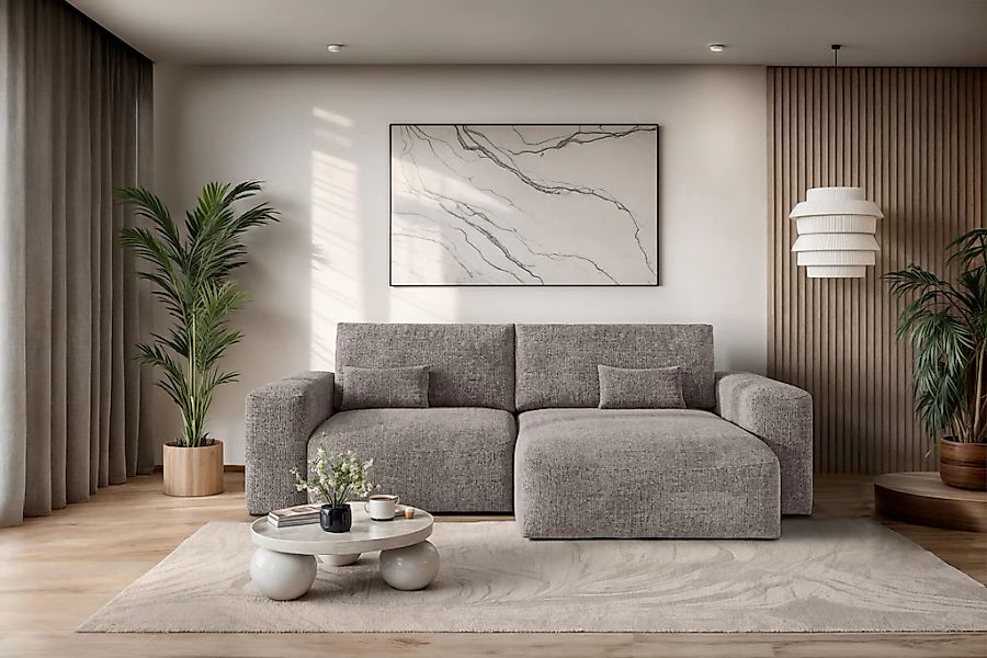 OTTO home Ecksofa "MATTS Schlafsofa mit Bettkasten, Maße B/T/H: 265/159/89 günstig online kaufen