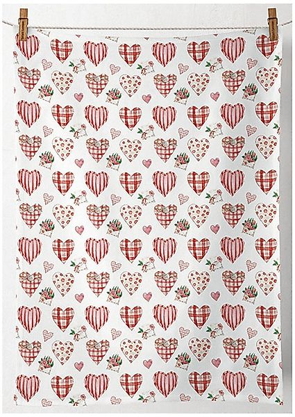 Ambiente® Geschirrtuch Lovely hearts, (1-tlg., 1-teilig), günstig online kaufen