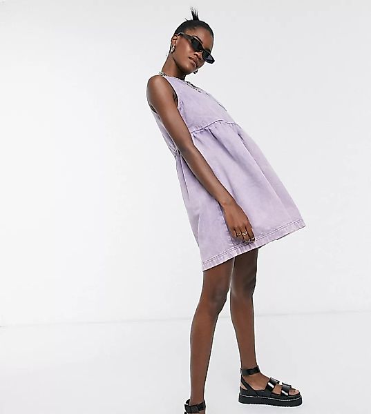 COLLUSION – Ärmelloses Hängerkleid in verwaschenem Violett günstig online kaufen