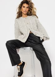 SASSYCLASSY Cardigan Oversize Strickjacke Damen mit günstig online kaufen