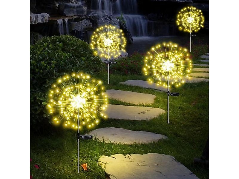 autolock LED Solarleuchte 2 Stück Solarlampen für Außen Garten,120 LED Gart günstig online kaufen