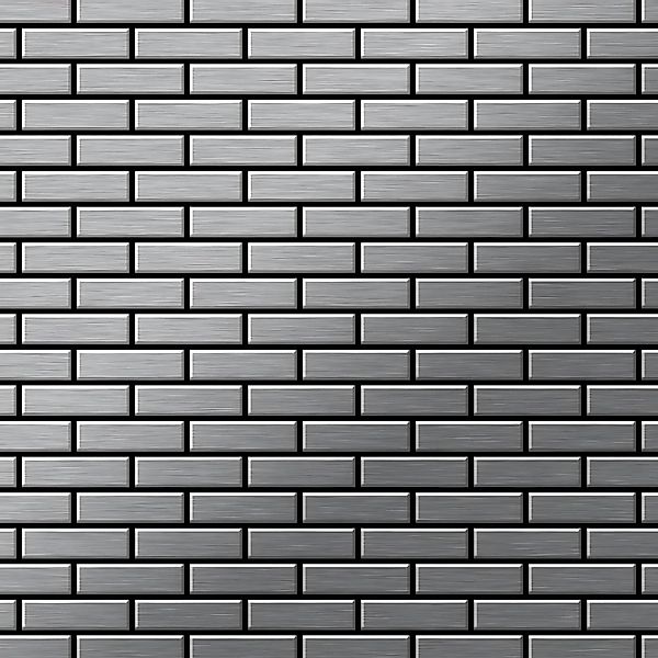 ALLOY Mosaik Fliese Massiv Metall Edelstahl Marine Gebürstet Grau 1,6mm Pk- günstig online kaufen