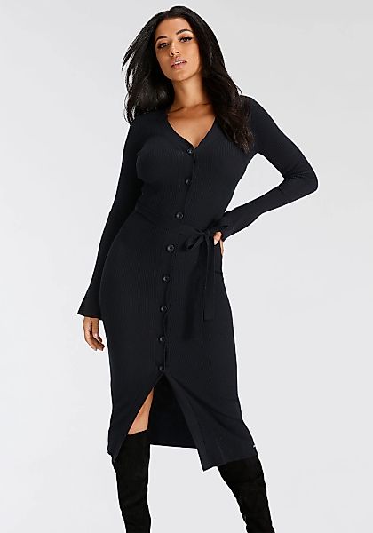Bruno Banani Strickkleid wadenlang, elegant und günstig online kaufen