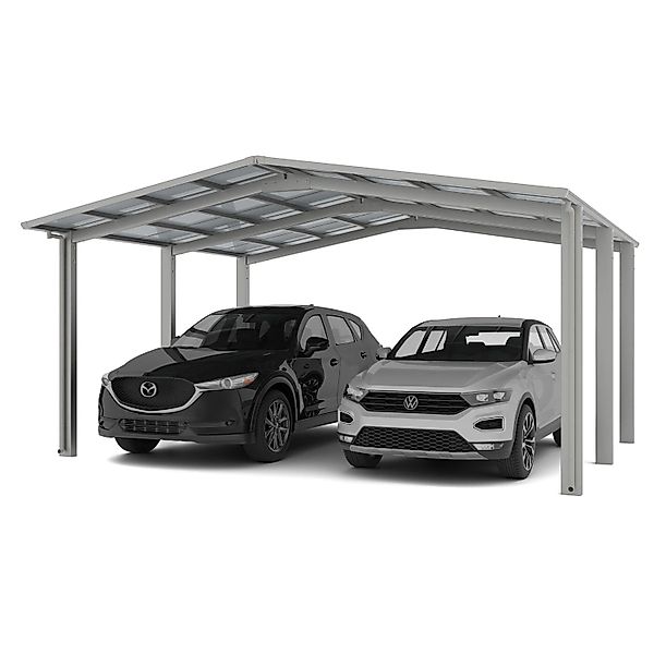 Ximax Carport Linea-110 M-Ausführung Edelstahl-Look günstig online kaufen
