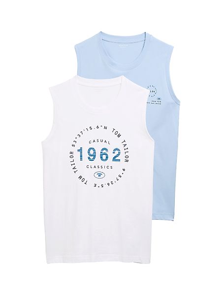 TOM TAILOR T-Shirt (Packung, 2-tlg) mit günstig online kaufen