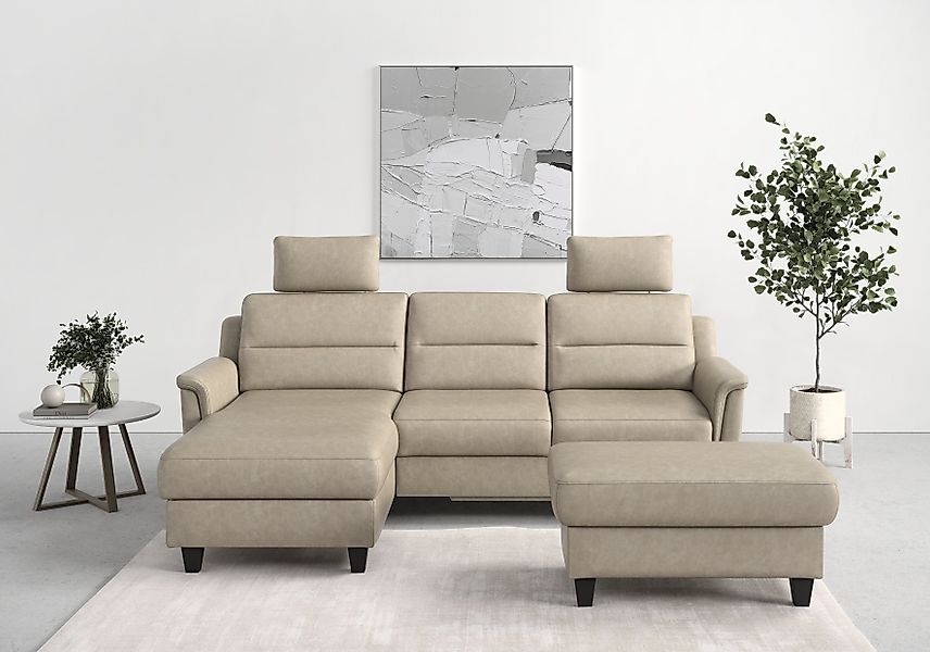 sit&more Ecksofa Farö L-Form, inklusive Federkern, günstig online kaufen