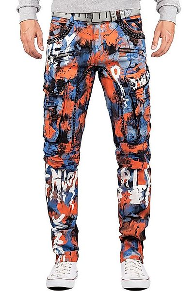 Cipo & Baxx Regular-fit-Jeans Herren regular fit Hose Stonewashed BA-CD587 günstig online kaufen