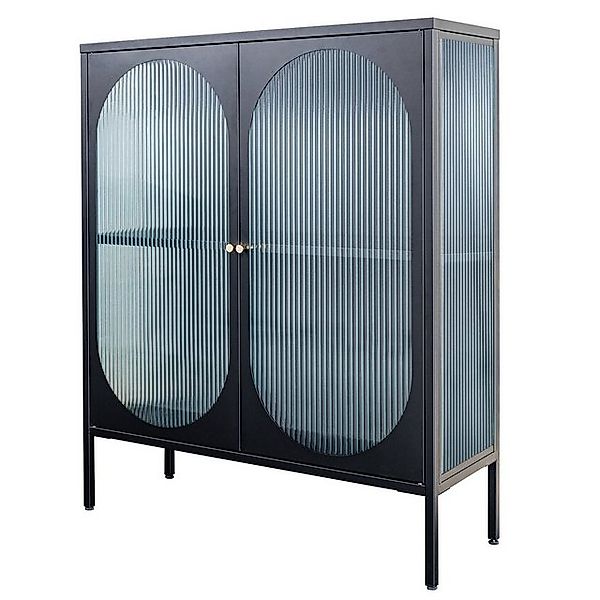 riess-ambiente Vitrine PARIS 110cm schwarz / gold (Einzelartikel, 1-St) günstig online kaufen