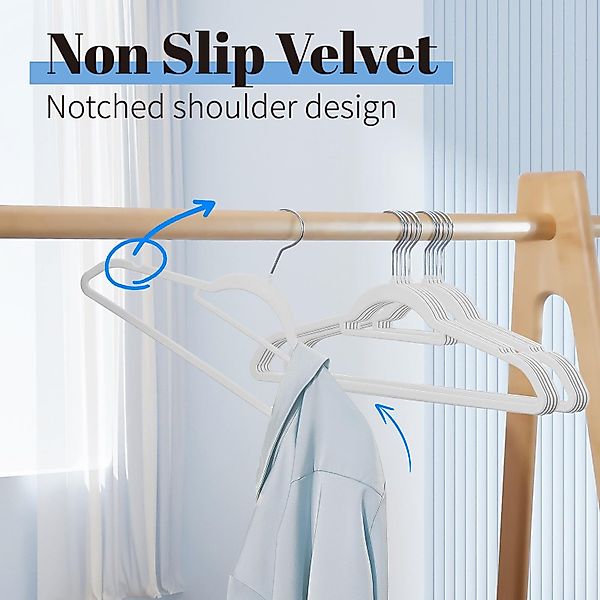 House Day Kleiderbügel mit Krawattenhalter, Samt, günstig online kaufen