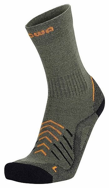 Lowa Wandersocken Crew Renegade (Merinowolle/Polyamid) forestgrün - 1 Paar günstig online kaufen