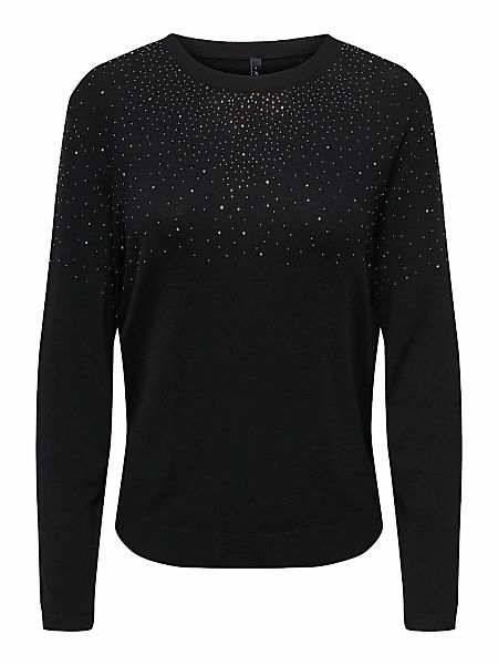 ONLY Kurzarmpullover "ONLANABELLA LS BLING O-NECK KNT" günstig online kaufen