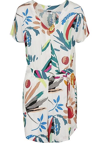 URBAN CLASSICS Jumpsuit Urban Classics Damen Ladies Short Viscose Belt Jump günstig online kaufen