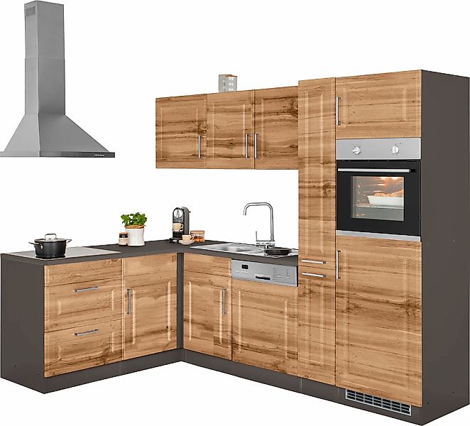 HELD MÖBEL Winkelküche "Stockholm", Stellbreite 260/170 cm, mit hochwertige günstig online kaufen