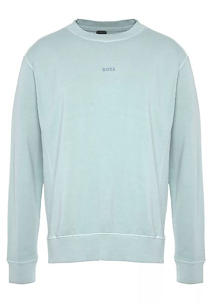 BOSS ORANGE Sweater "Wefade", (1 tlg.), mit seitlichen Rippeinsätzen günstig online kaufen