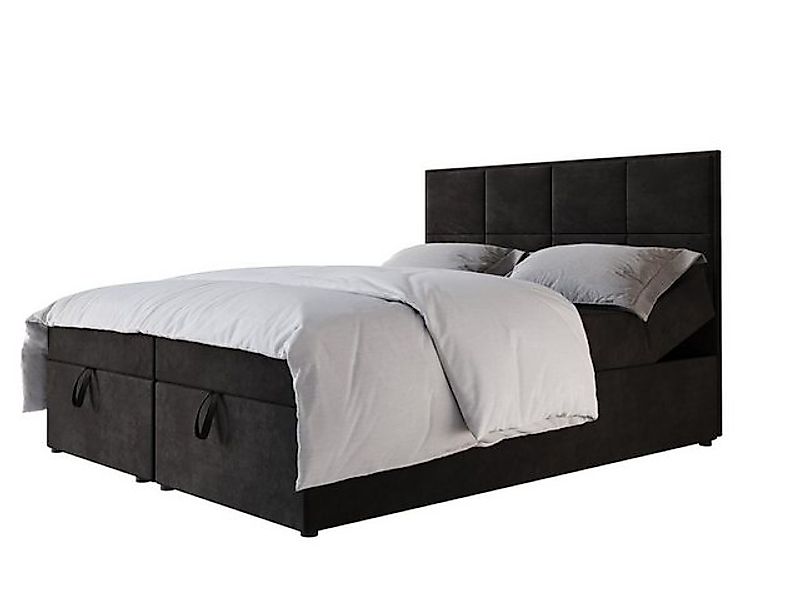 Compleo Boxspringbett Bett mit verstellbarem Rückenlehne ROMO, Bonell, Topp günstig online kaufen