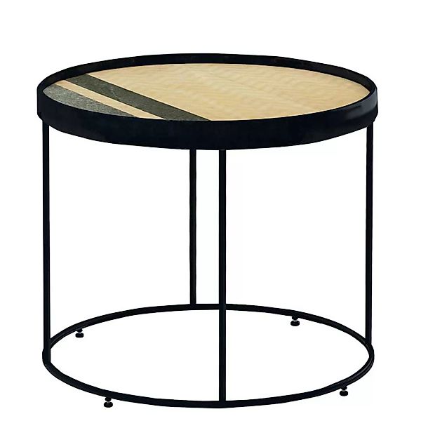 Kleiner Wohnzimmer Tisch in modernem Design Ringgestell günstig online kaufen