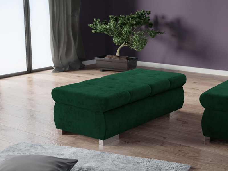 MIRJAN24 Polsterhocker Orkan Groß, Holzkonstruktion, 120x60x39 günstig online kaufen