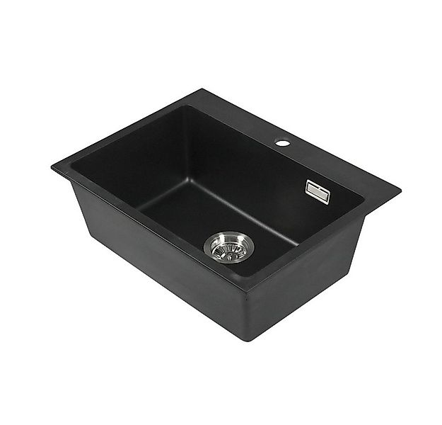 Stabilo Sanitär Einbauspüle Einbauspüle "Kingston" mit Zubehör schwarz Gran günstig online kaufen