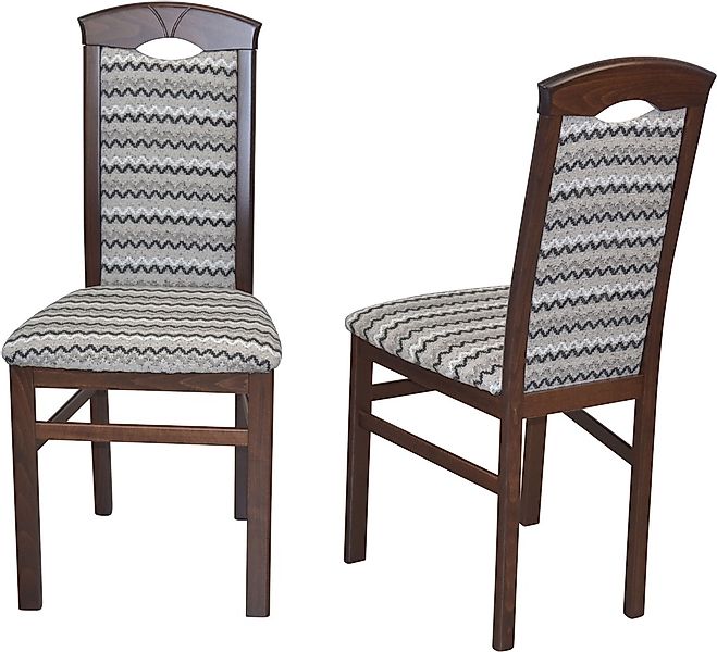 HOFMANN LIVING AND MORE 4-Fußstuhl »Polsterstuhl«, (Set), 2 St., Polyester günstig online kaufen