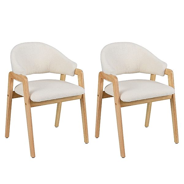 COSTWAY Esszimmerstuhl (2er Set), Polsterstuhl Holz günstig online kaufen