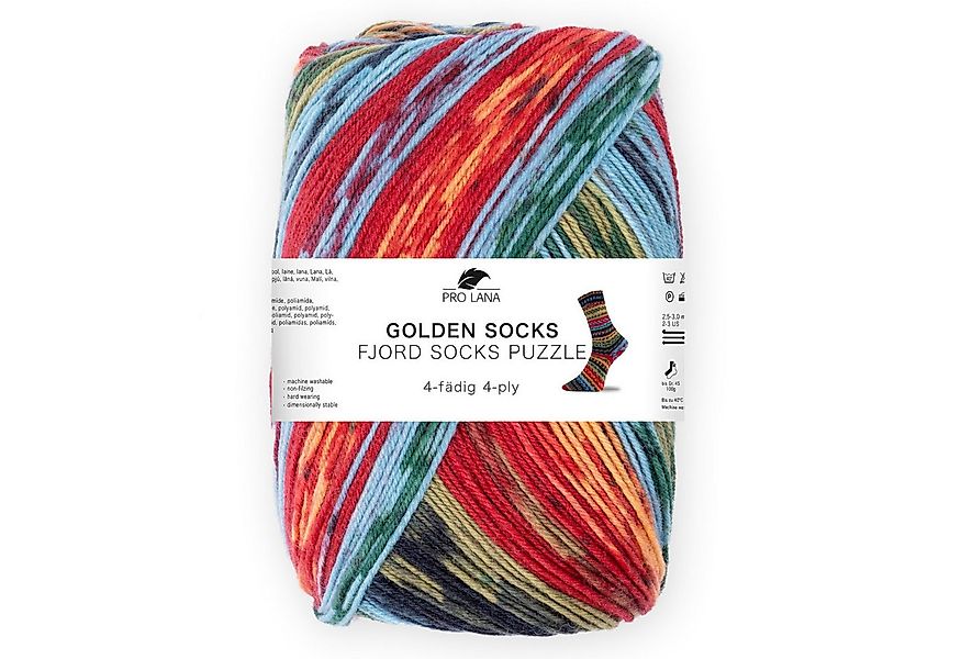 Pro Lana Fjord Socks PUZZLE Sockenwolle Häkelwolle, 420 m (Stricken wird zu günstig online kaufen