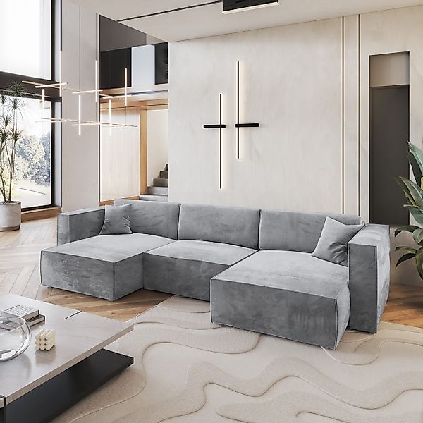 Masseno Ecksofa SARMO mit Schlaffunktion U-Form, günstig online kaufen