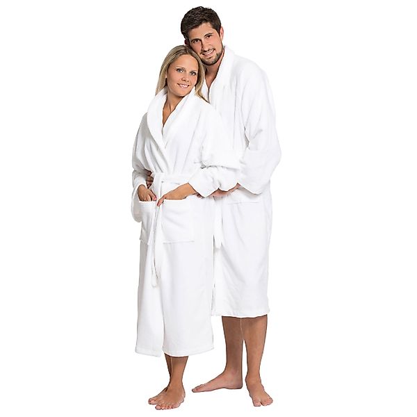 ZOLLNER Unisex-Bademantel, 50% Polyester, 50% Baumwolle, günstig online kaufen
