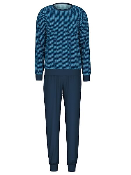 CALIDA Pyjama Relax Imprint Herren (2 günstig online kaufen