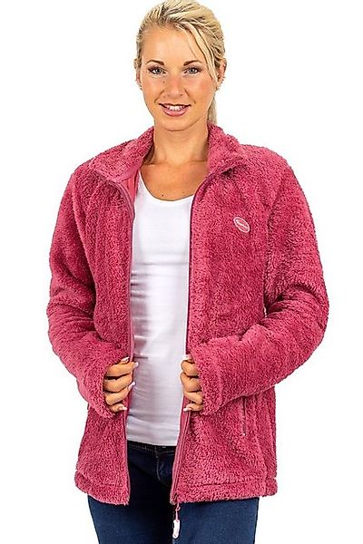 Reichstadt Fleecejacke Kuschelige Flauschige Jacke 22RSW002 Rosewood M mit günstig online kaufen