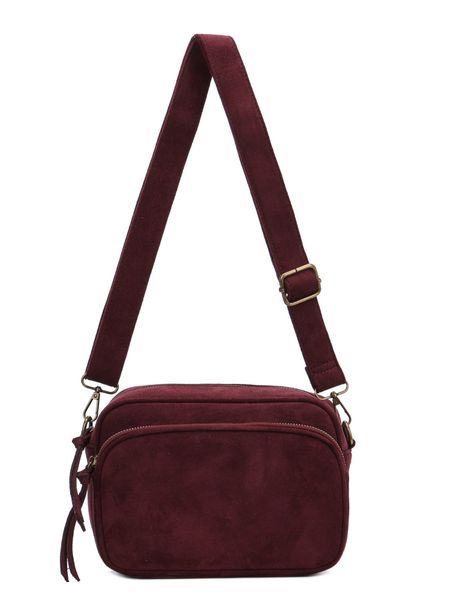 BRISE TASCHE Schultertasche Luxuriöse Wildleder-Schultertasche – günstig online kaufen